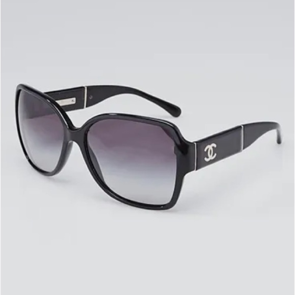 CHANEL Sunglasses Black Square 5230Q 1345/3C
